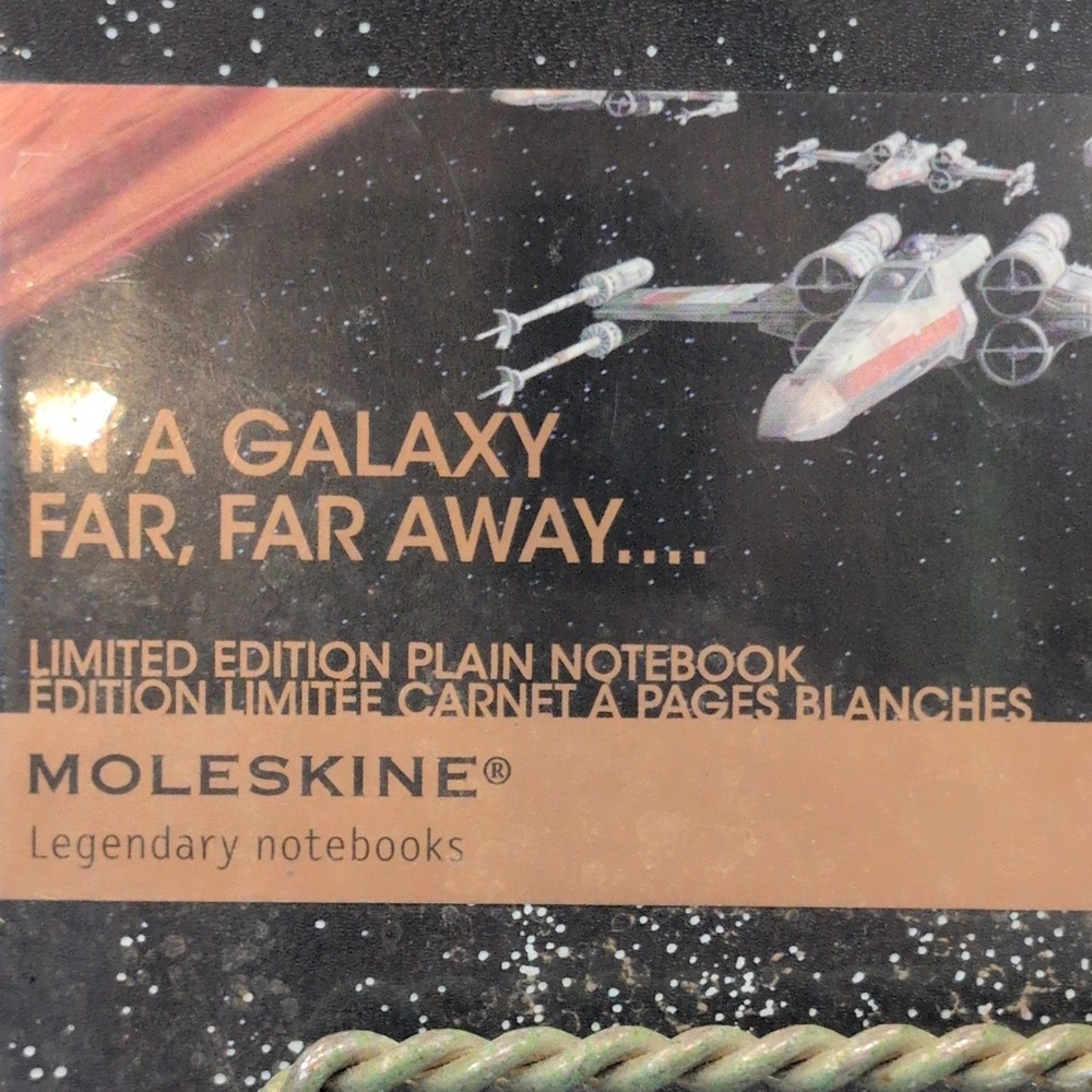 Moleskine Star Wars Limited Edition Plain Notebook X Wing Spaceship Design - Picture 2 of 3